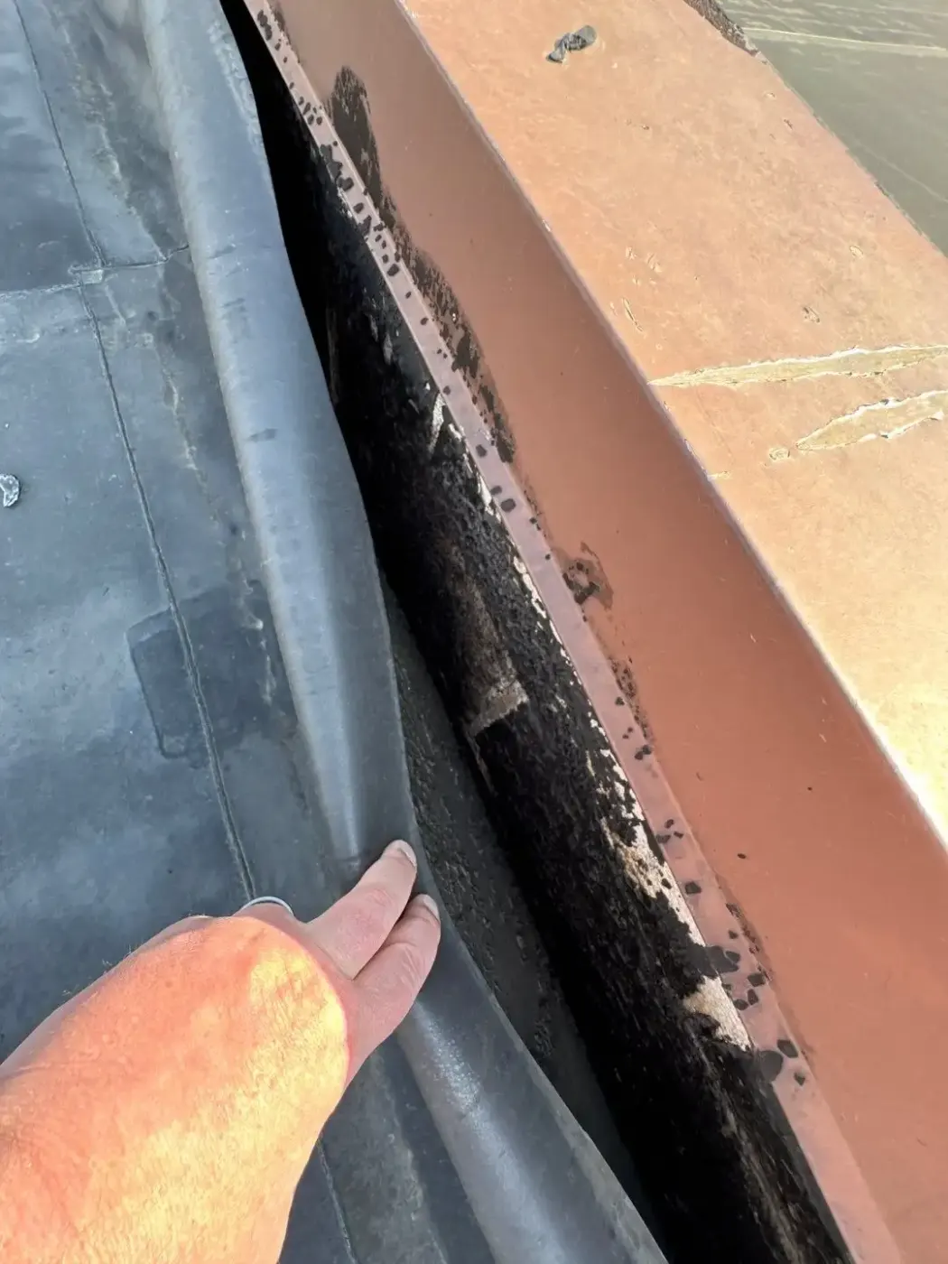 Flashing and seam work in Fall Creek Place