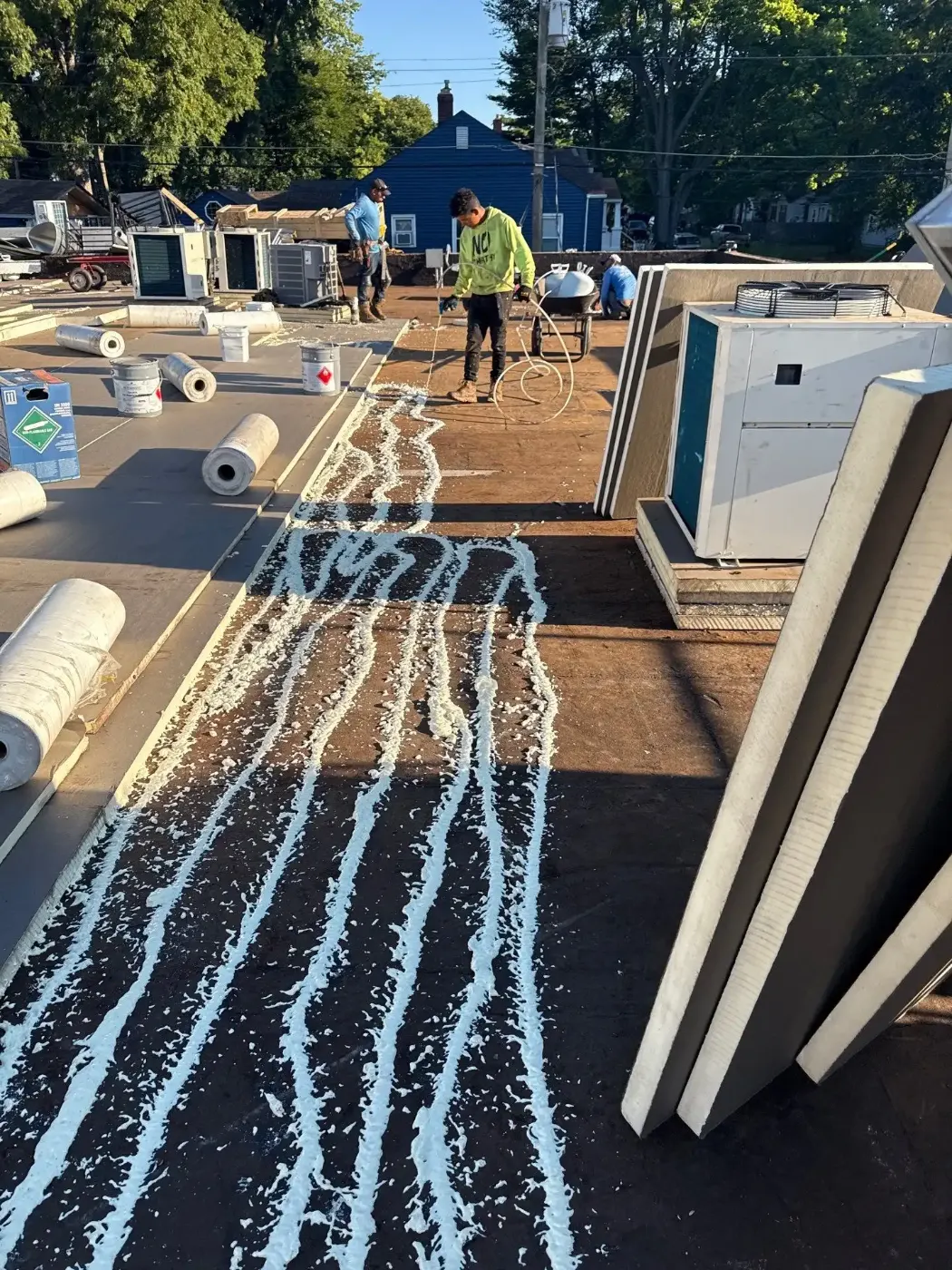 Manufacturer-certified roof installation in Fall Creek Place