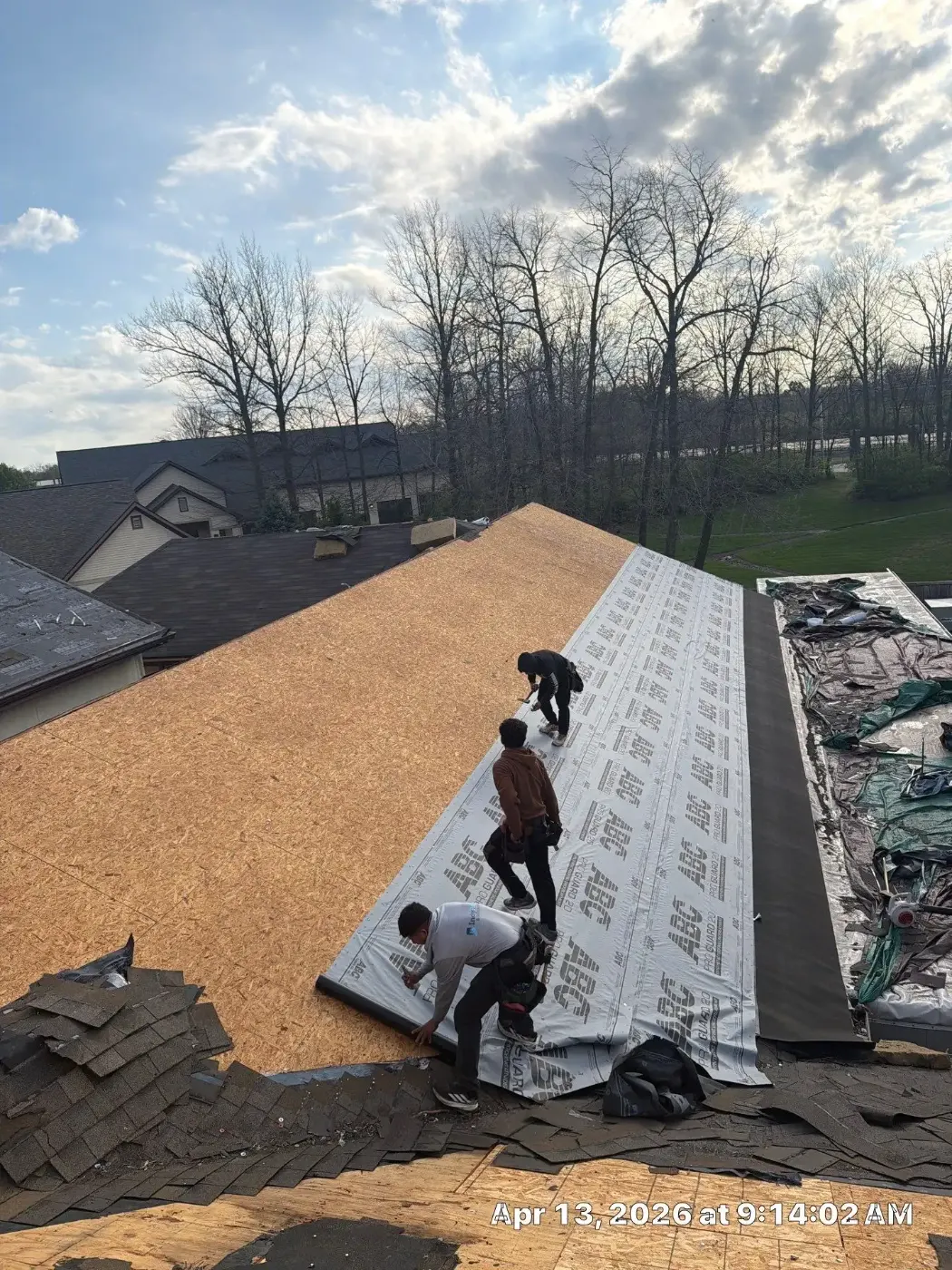 Commercial roofing by Fall Creek Place Commercial Roofing near Wynnedale, IN