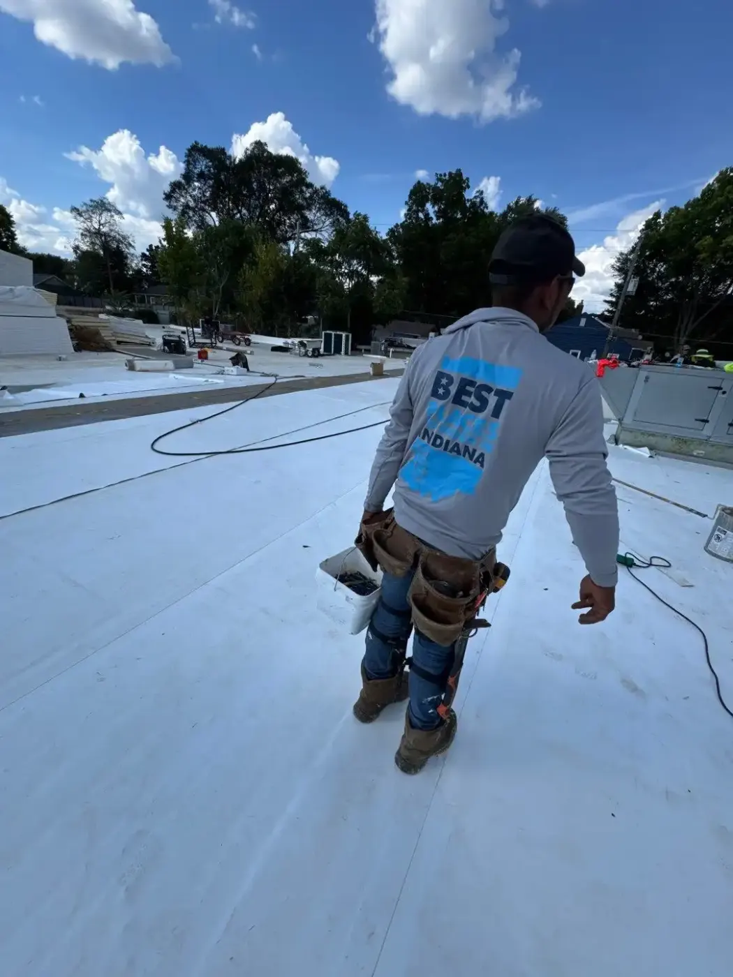 Membrane repair completed in Fall Creek Place