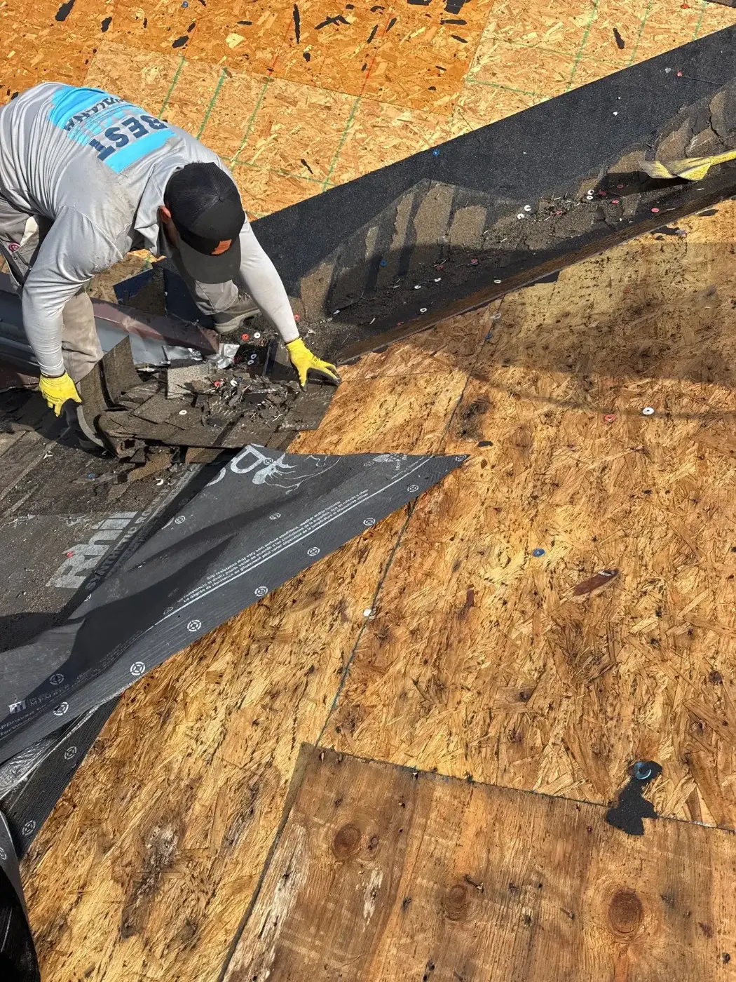 Commercial roof inspection documented in Fall Creek Place